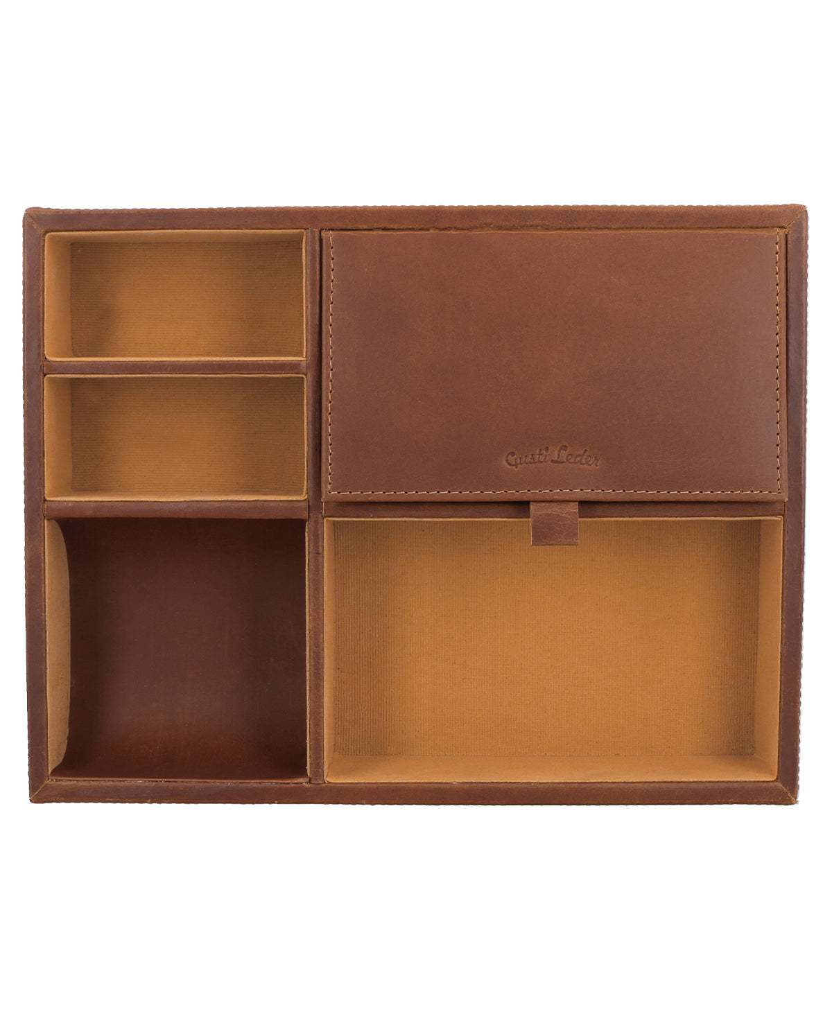 gusti-leder-bianka-schreibtisch-organizer-stiftehalter-aus-glattleder image 6