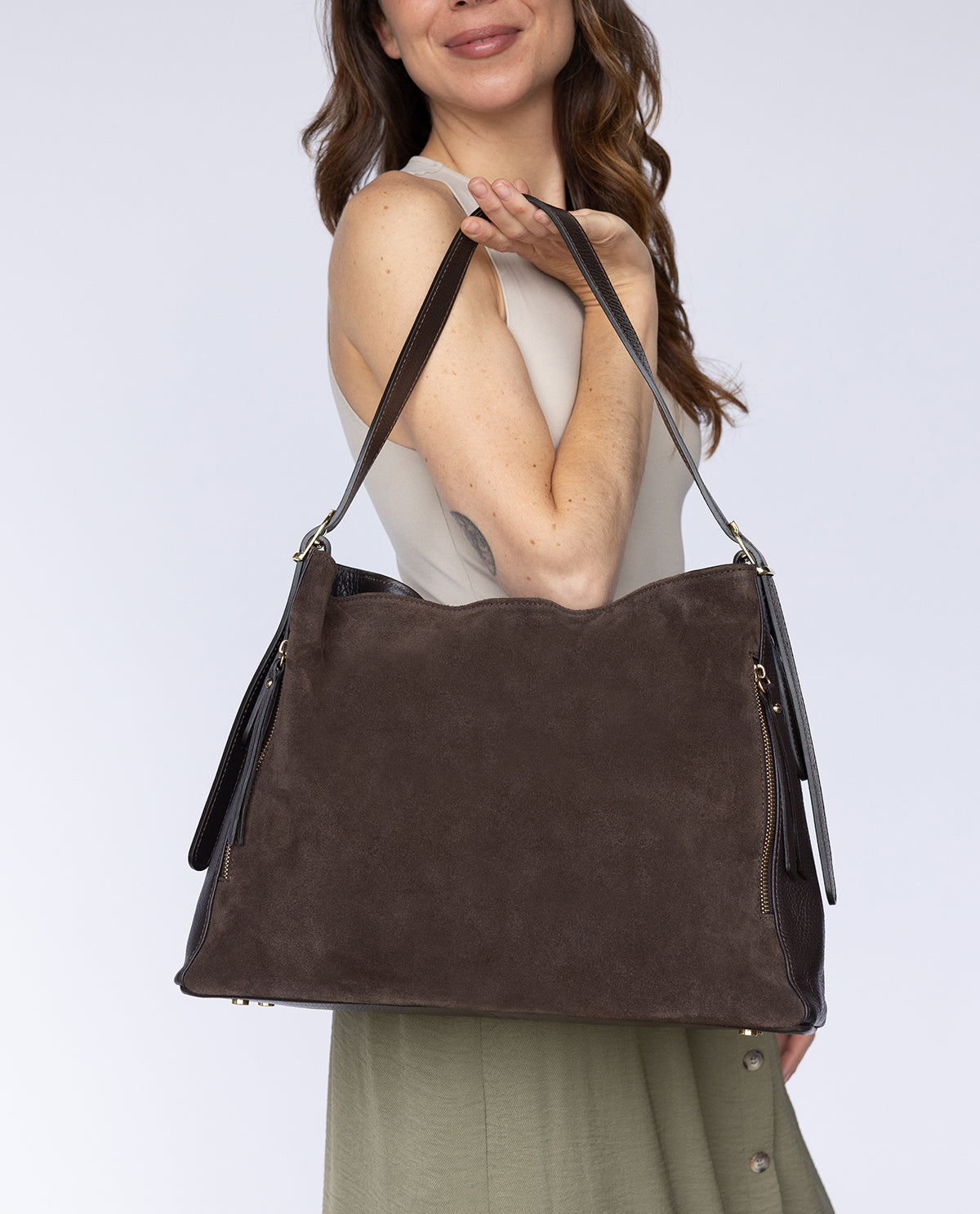 gusti-leder-lene-gro-e-lederhandtasche-damen-braun-made-in-italy image 7