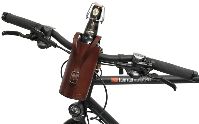 gusti-leder-connie-fahrrad-flaschenhalter-lenkertasche-aus-leder image 1