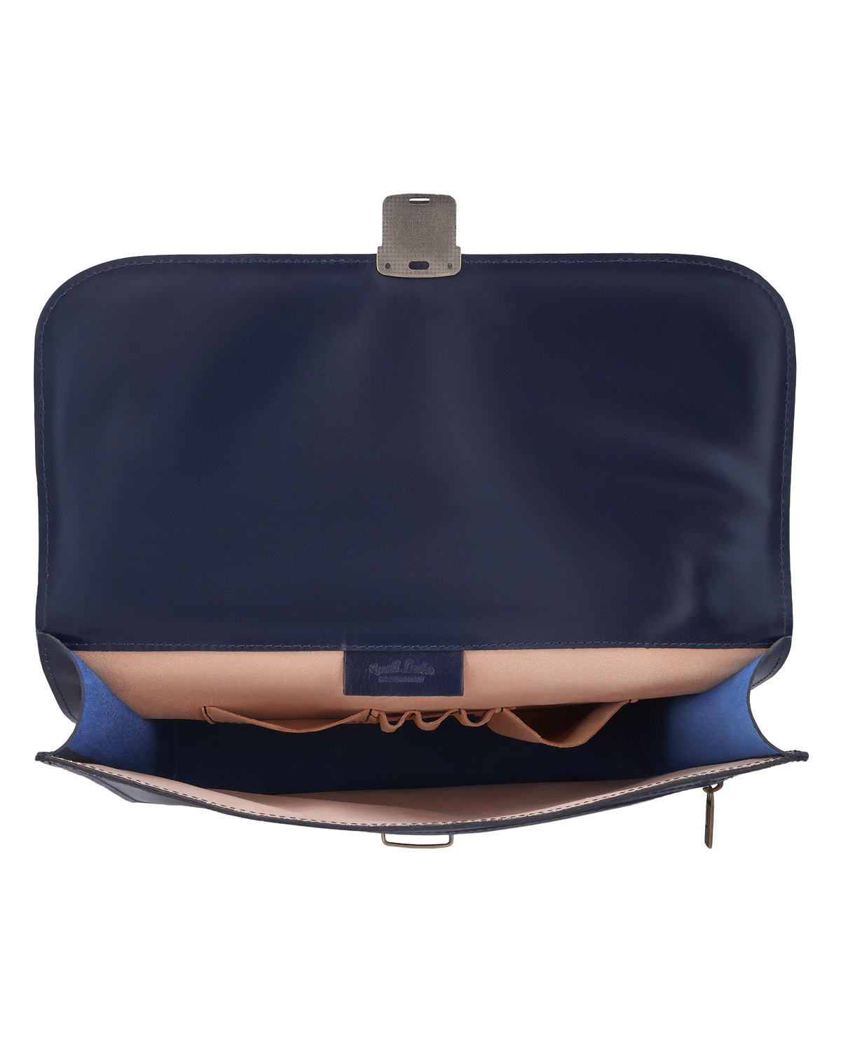 gusti-leder-farina-lederhandtasche-f-r-damen-dunkelblau-made-in-italy image 3