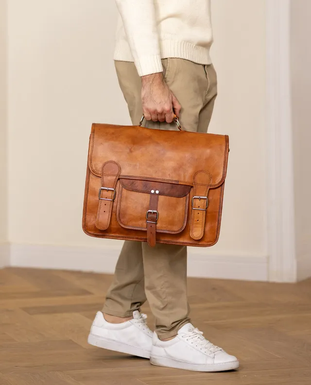 gusti-leder-nature-leon-aktentasche-umh-ngetasche-leder-vintage-outlet image 1