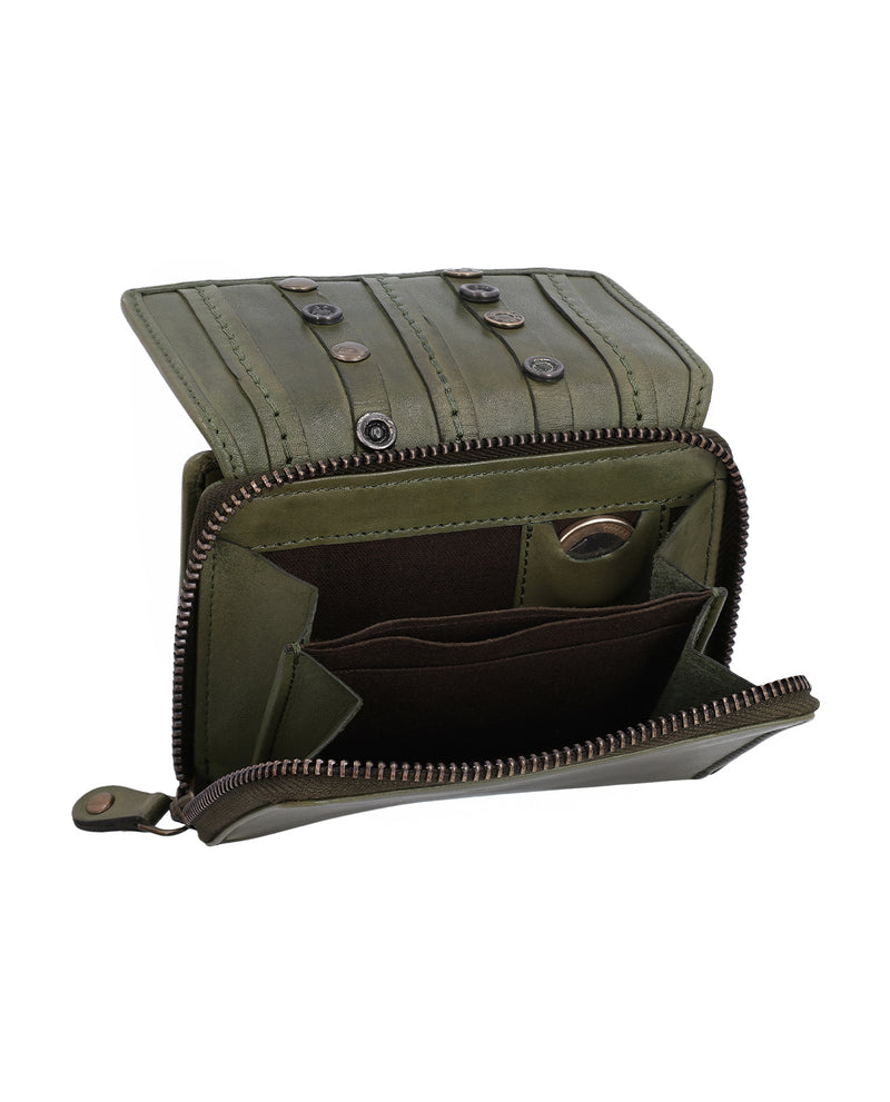 gusti-leder-lovise-geldb-rse-damen-gr-n-mit-rfid-und-m-nzfach image 2
