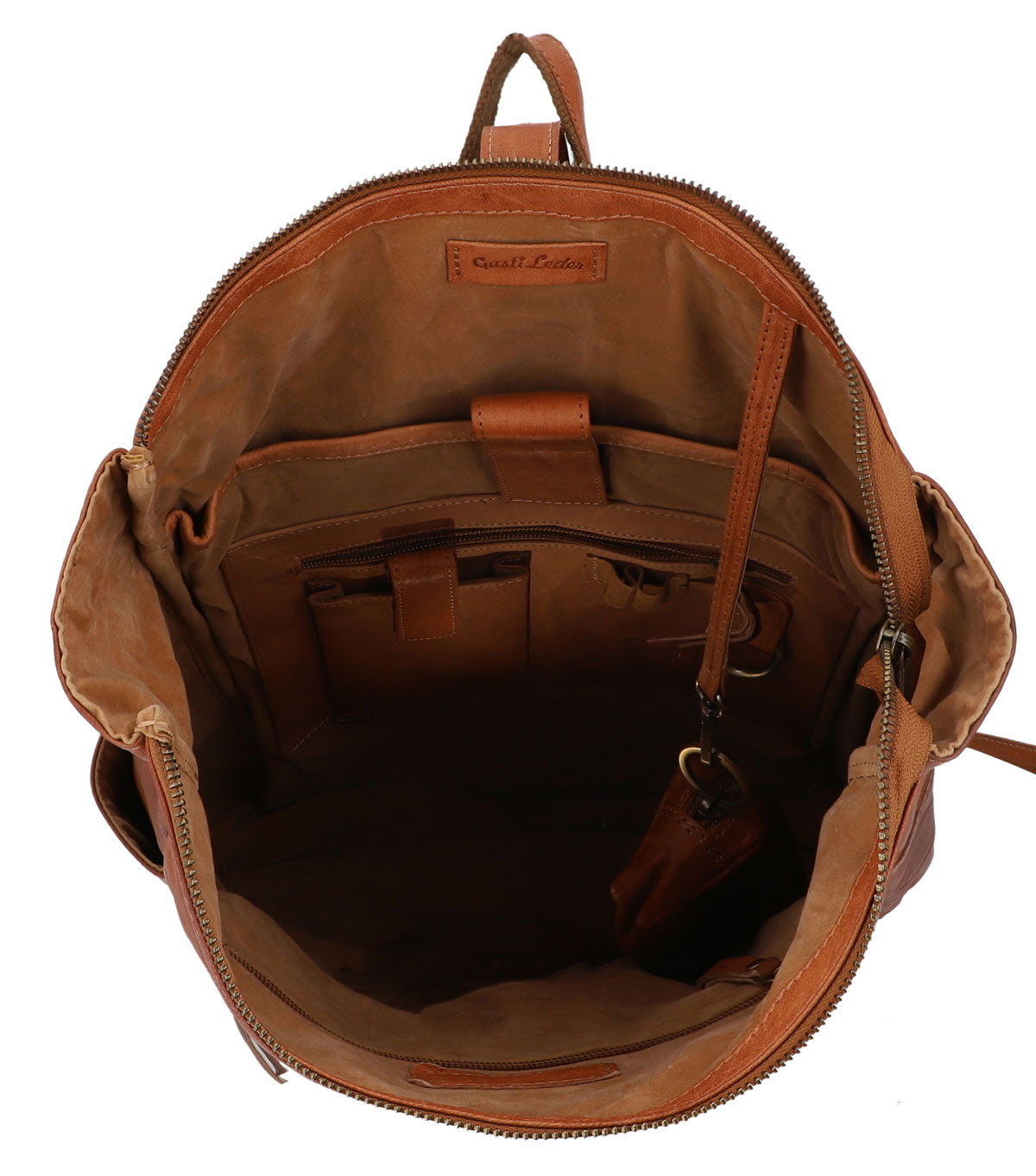 gusti-leder-milo-new-rucksack-aus-leder-nature-mit-laptopfach image 8