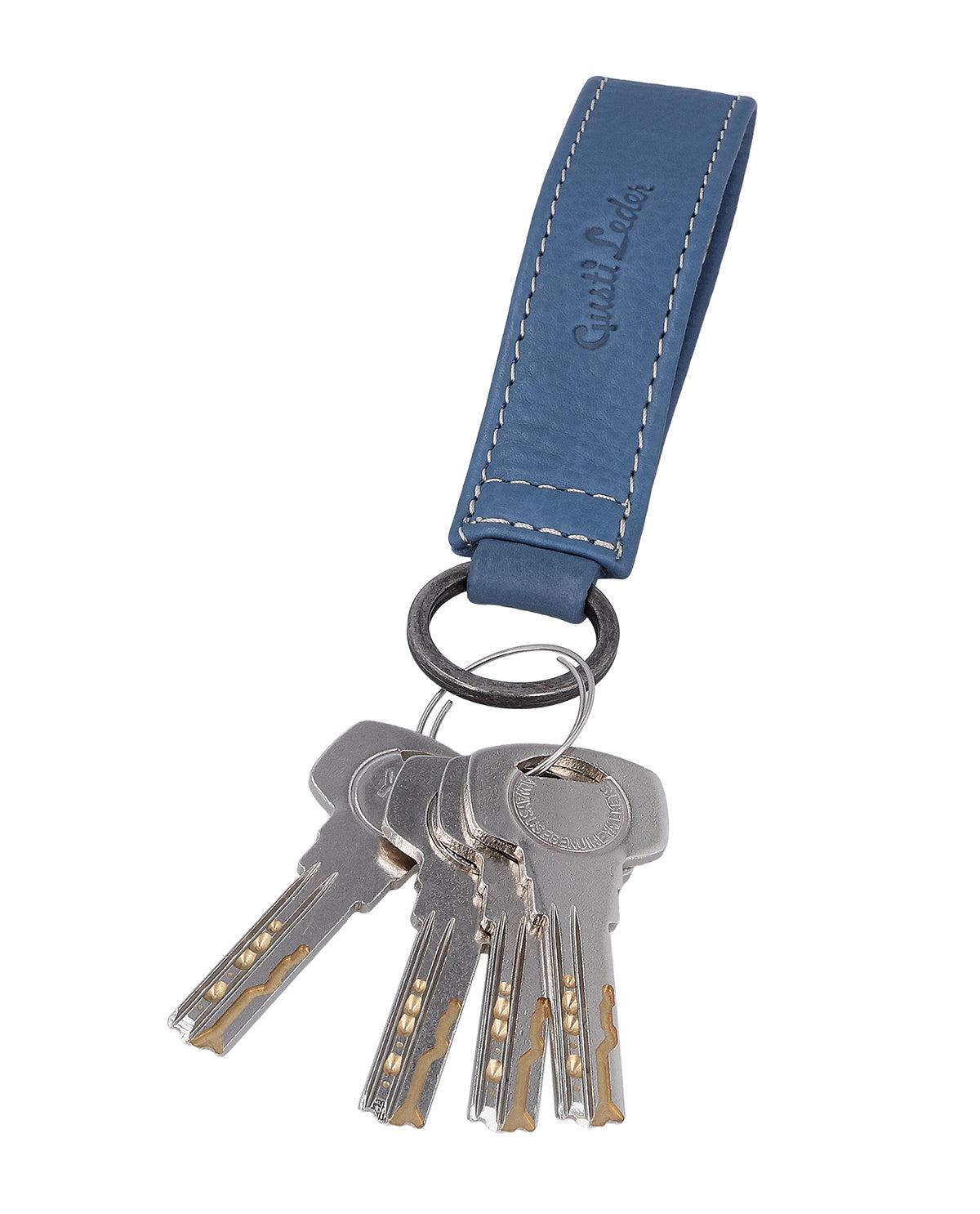 gusti-leder-nika-schl-sselanh-nger-leder-mit-metallring-2 image 3