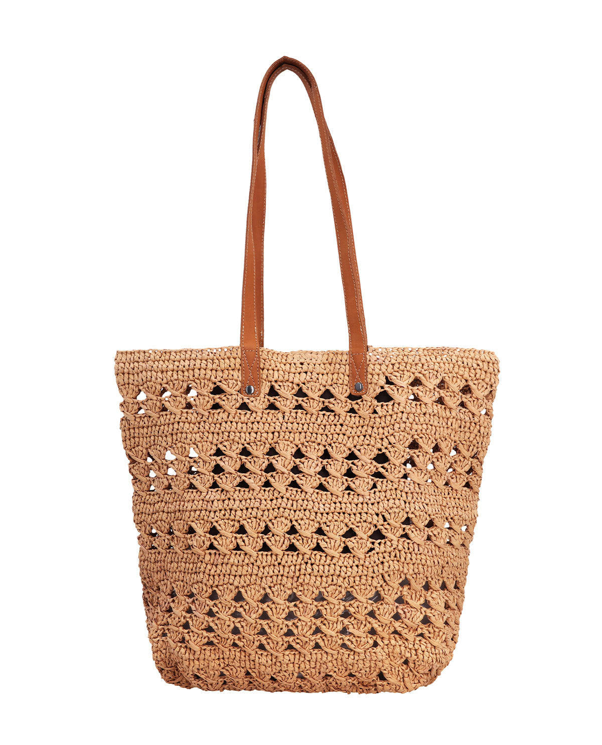 gusti-leder-alise-handtasche-damen-raffia-braun image 8