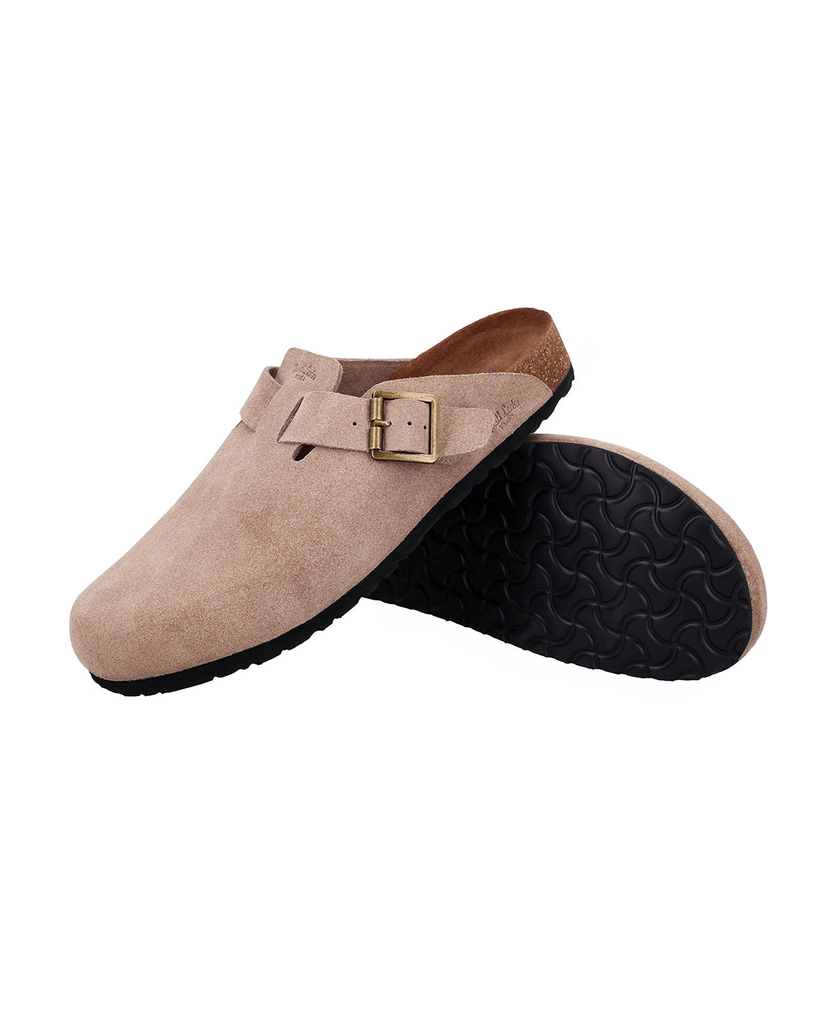 gusti-leder-eduard-clog-herren-braun-kuh-wildleder image 3