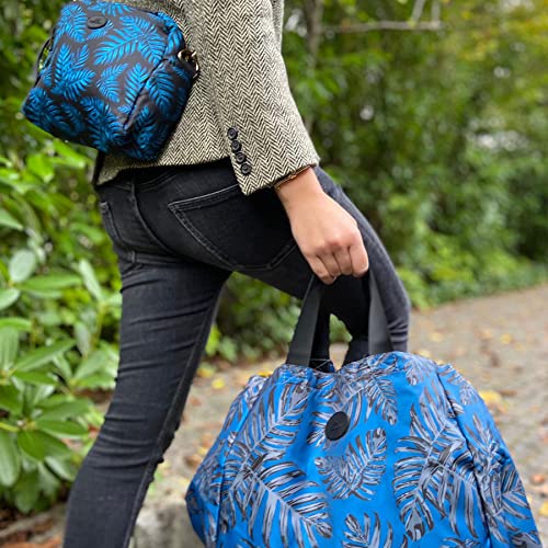 cedon-easy-shopper-bag-philodendron-black-34x28x24-cm-bis-30-kg image 4