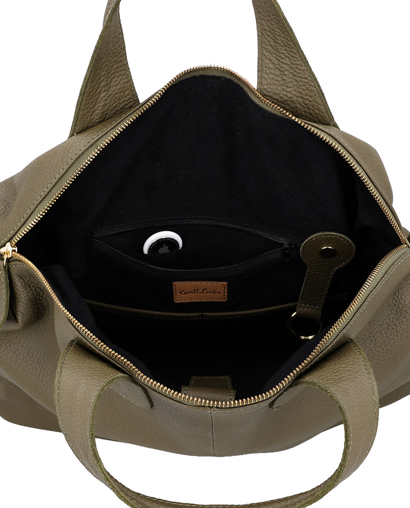 gusti-leder-marta-handtasche-damen-gr-n-mit-laptopfach image 2