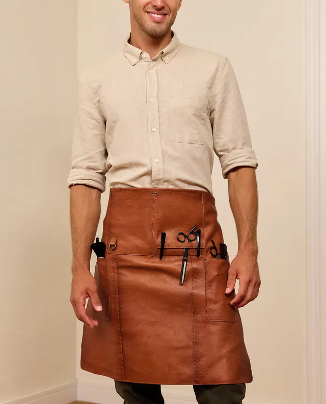 gusti-leder-marica-friseursch-rze-aus-braunem-leder image 1