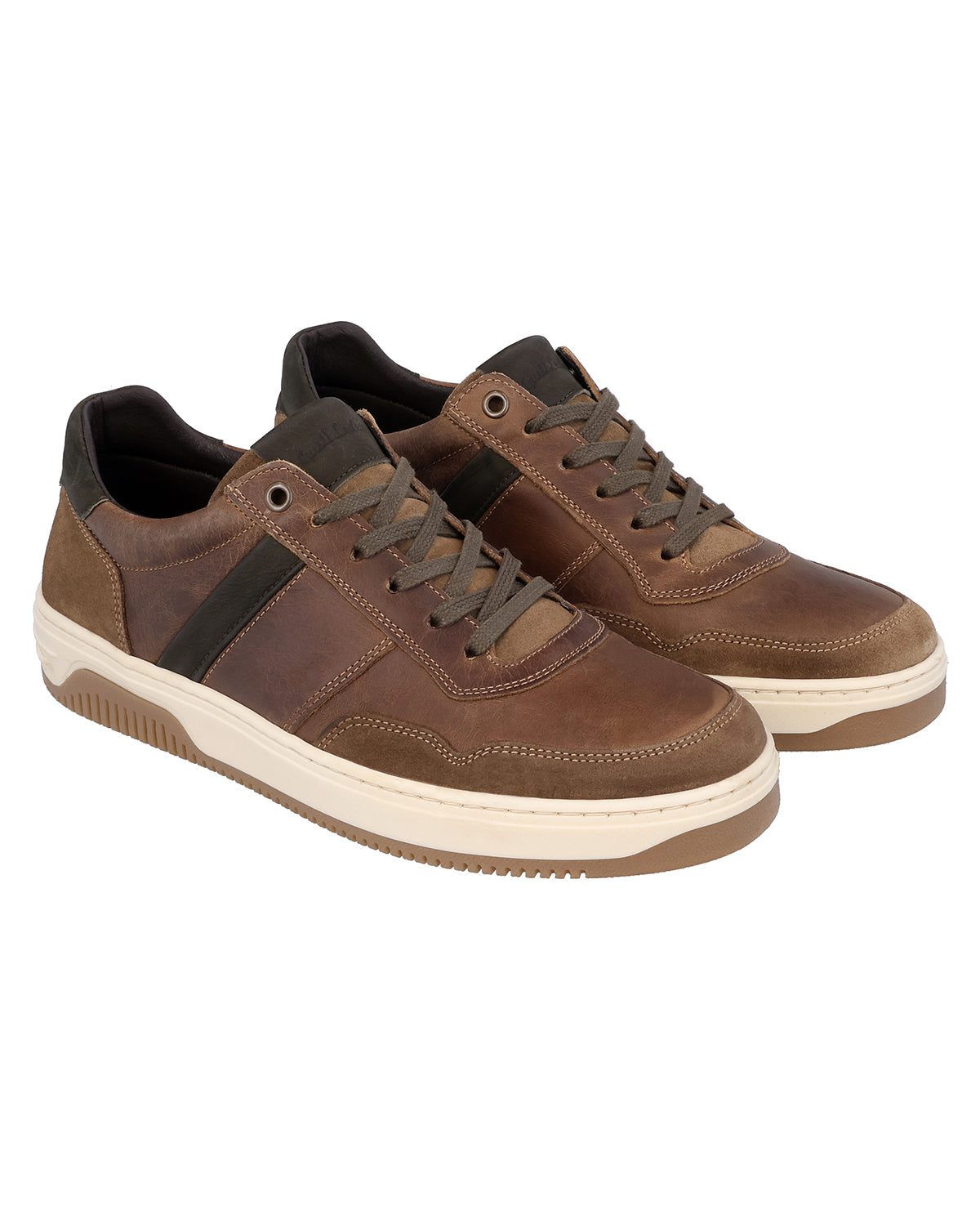 gusti-leder-samy-sneaker-glattleder-wildleder-mit-gepolsterter-zunge image 3