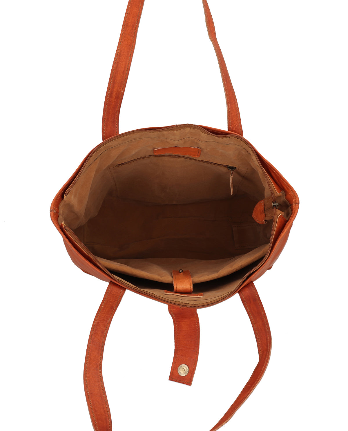 gusti-leder-alexandra-damen-shopper-braun-mit-magnet-und-rei-verschluss image 5
