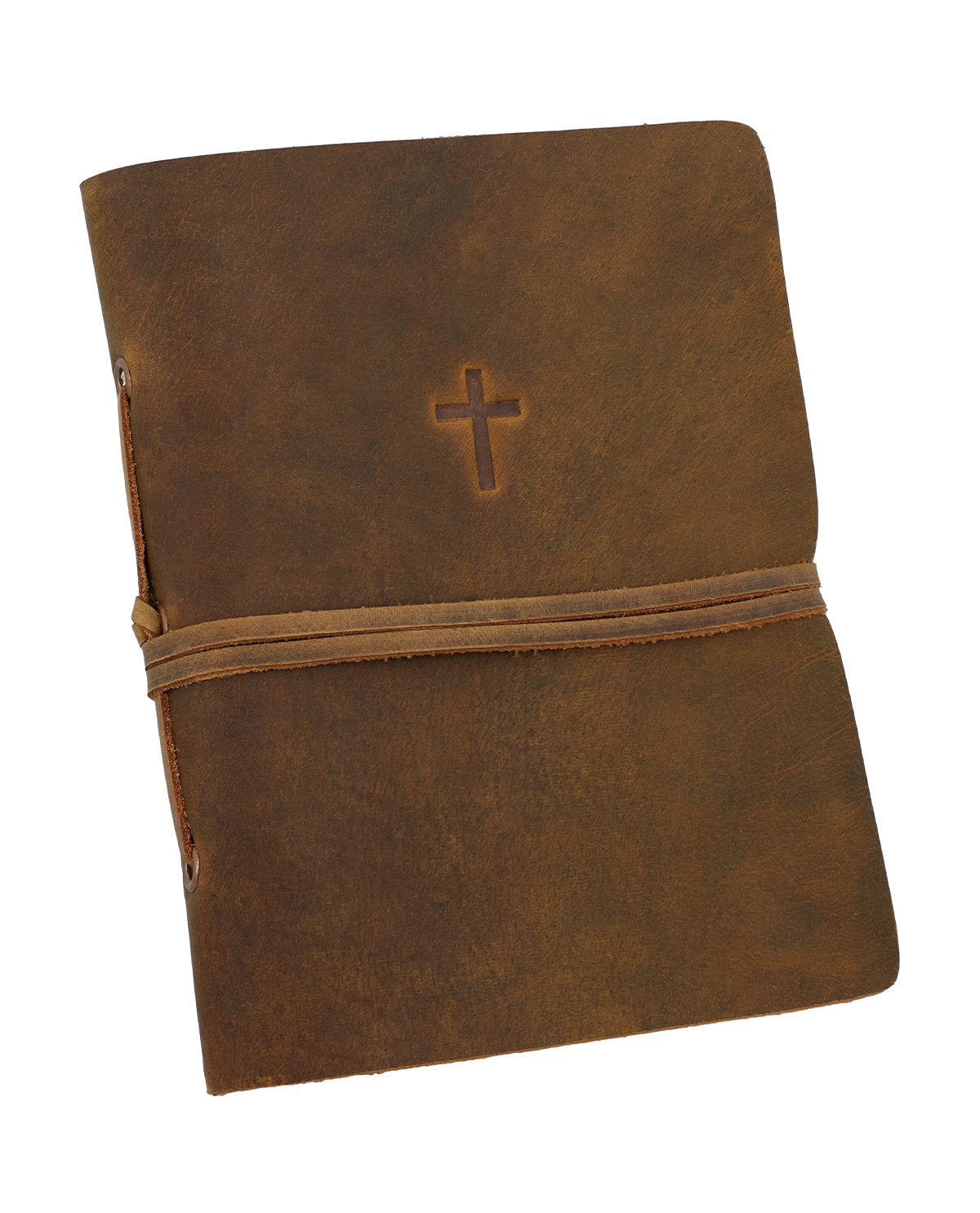 gusti-leder-tuva-buch-mit-lederumschlag-dunkelbraun-kreuzpr-gung image 2