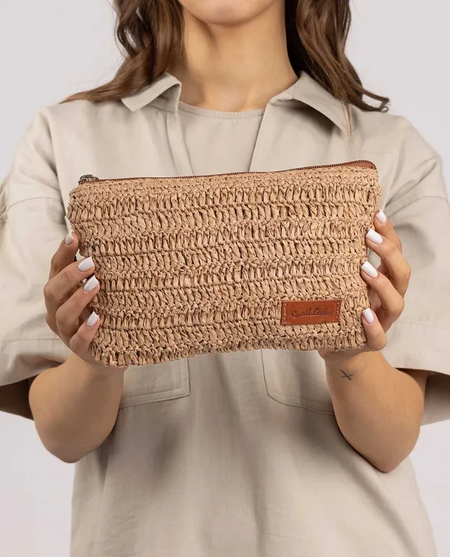 gusti-leder-orman-kosmetiktasche-raffia-handgewebt-braun image 1