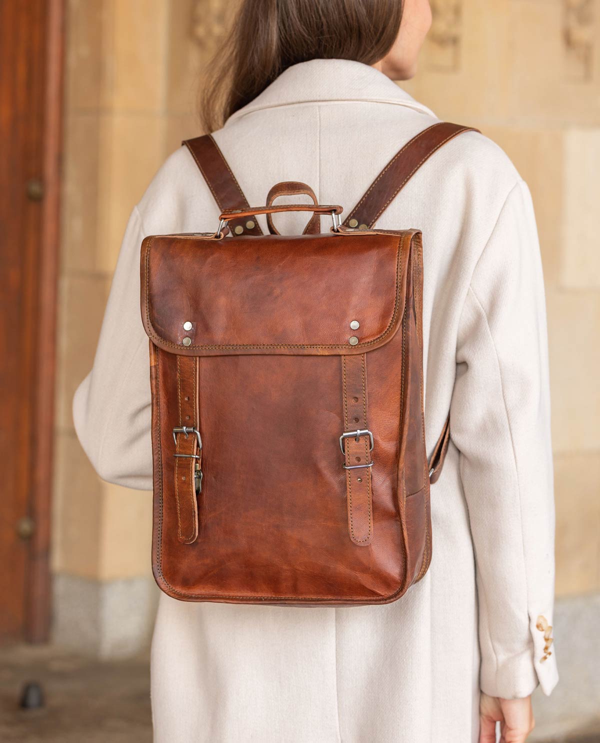 gusti-leder-jill-vintage-rucksack-leder-city-rucksack image 1