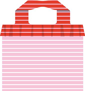 cedon-easy-bag-volant-stripes-pink-red-einkaufsbeutel-aus-recyceltem-pet image 5