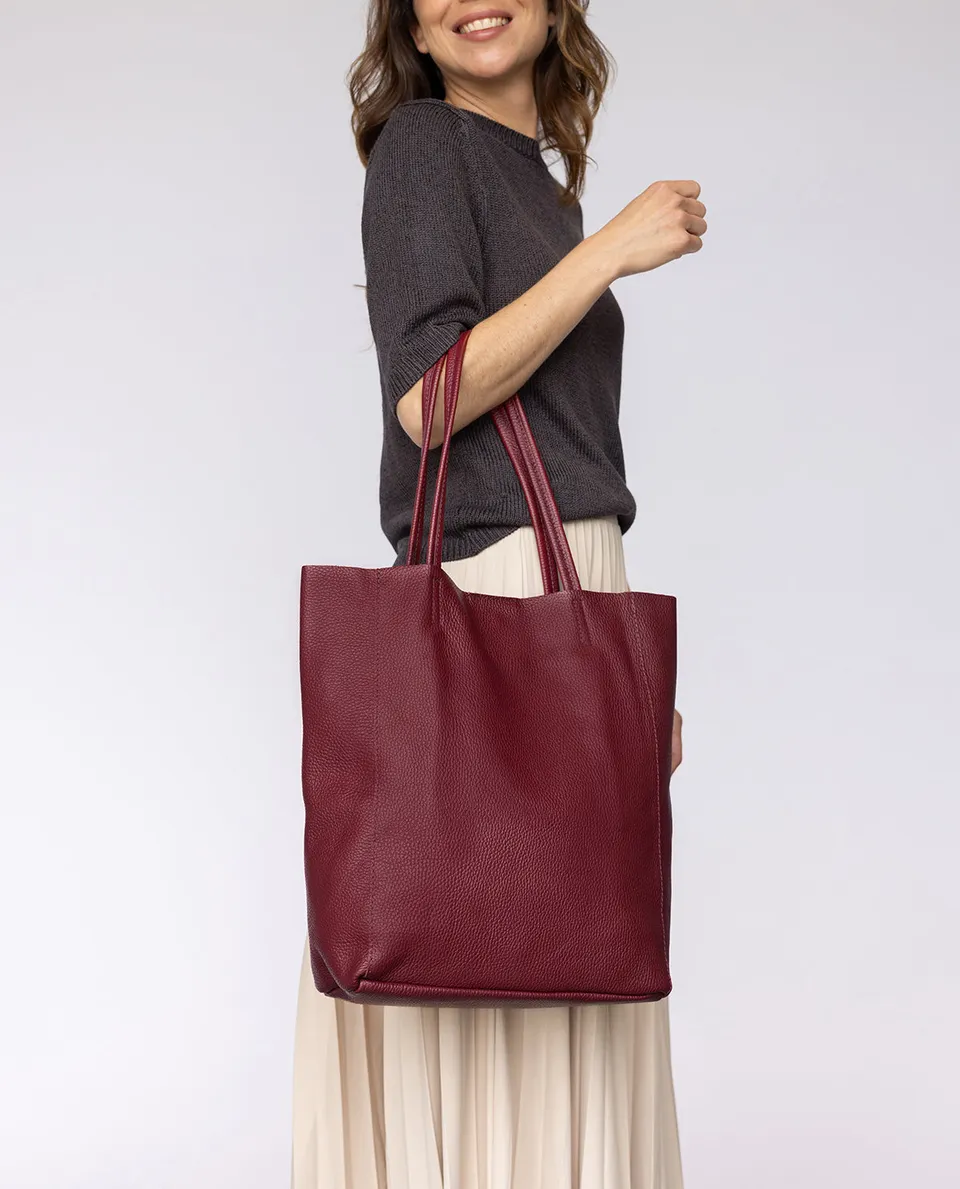 gusti-leder-vilma-lederhandtasche-damen-rot image 1