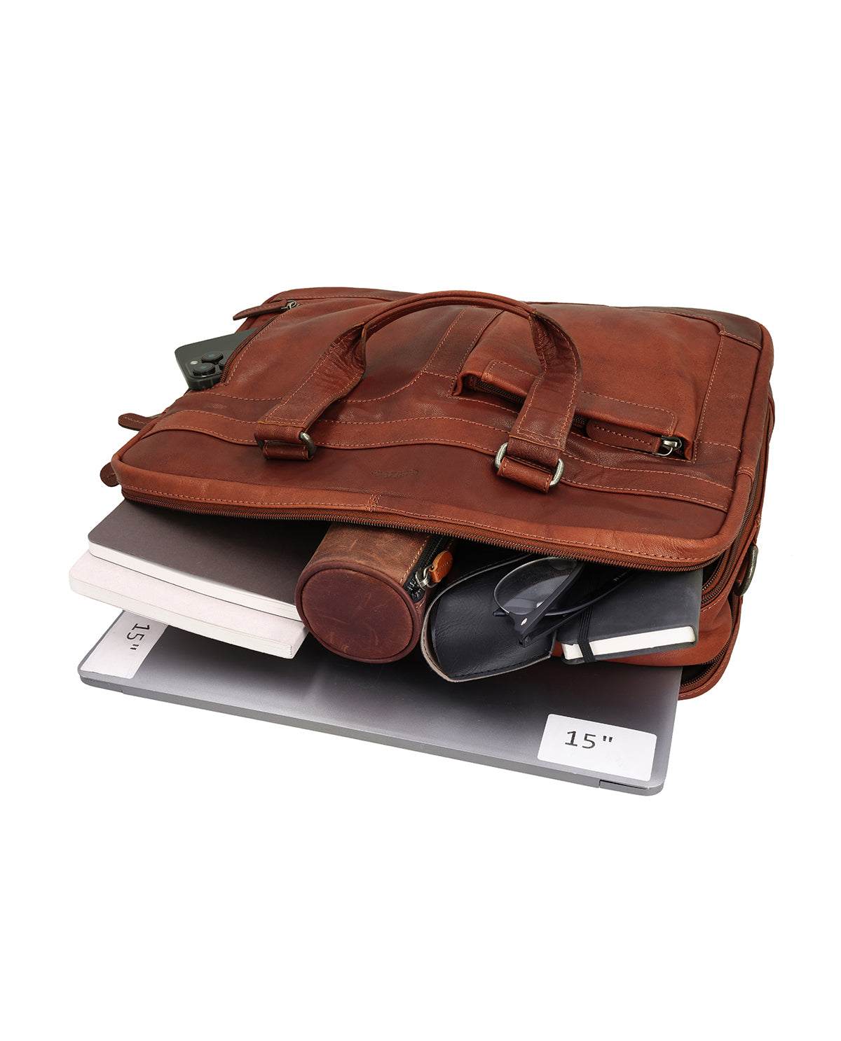 gusti-leder-ripley-messenger-bag-braun-leder-mit-laptopfach image 3