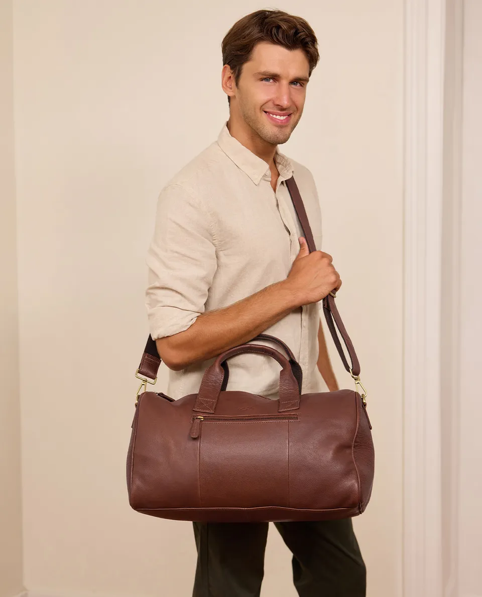 gusti-leder-hall-handtasche-aus-chromfrei-gegerbtem-leder-braun image 1