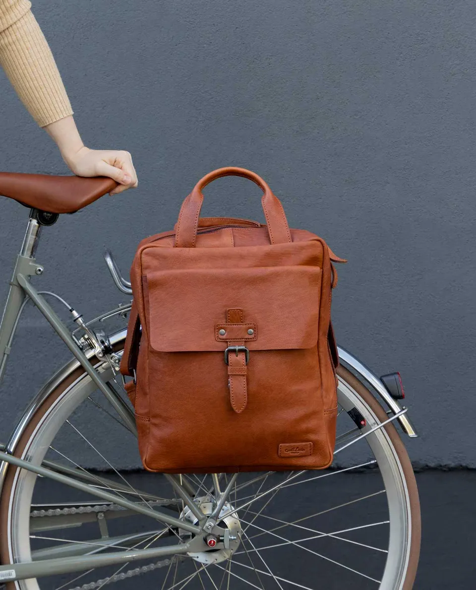 gusti-leder-marlin-fahrradtasche-2-in-1-rucksack-gep-cktr-gertasche-braun-leder image 1