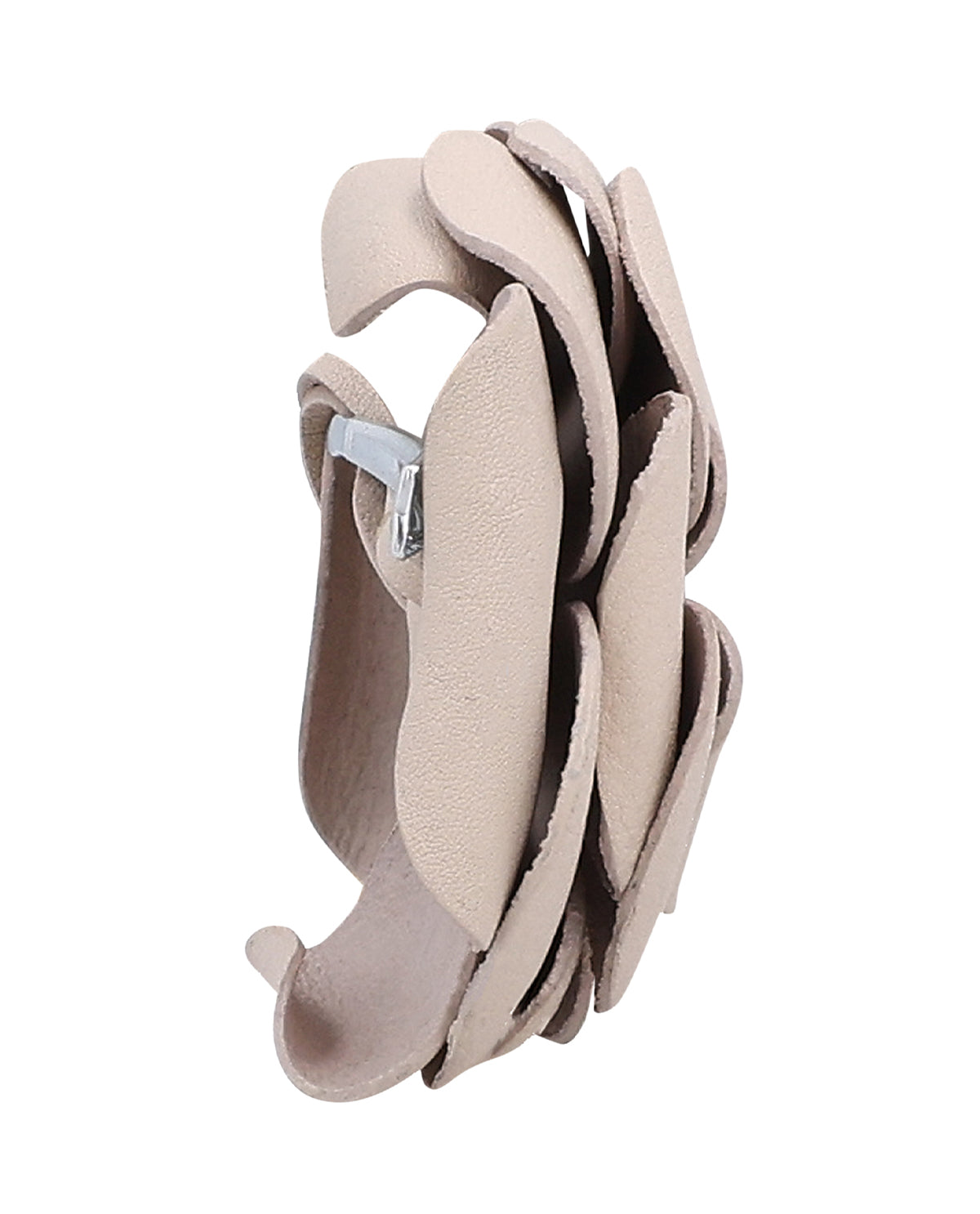 gusti-leder-iva-haarspange-leder-haarblume-beige-lwg-leder-floral image 6