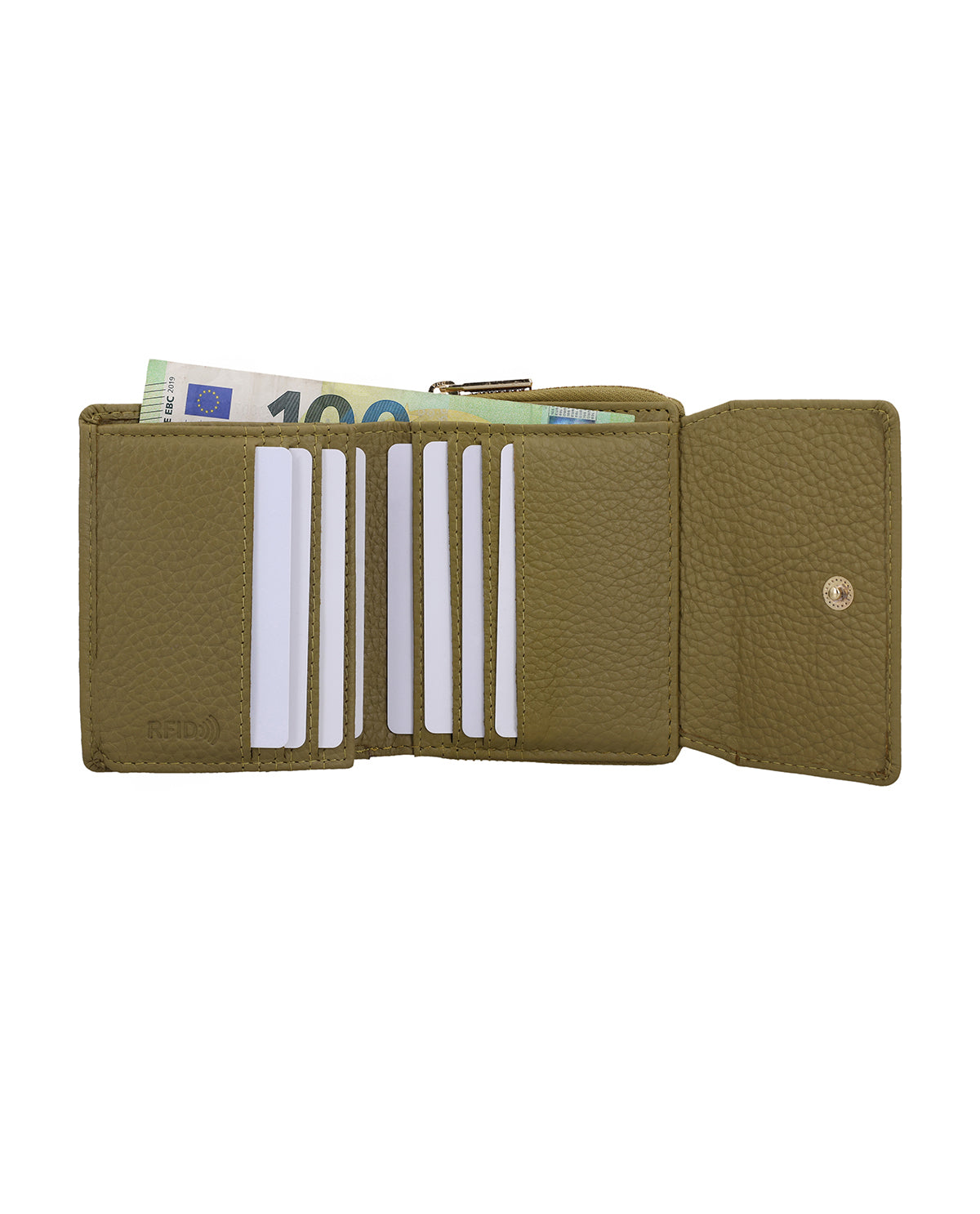 gusti-leder-brigitta-geldb-rse-damen-hellgr-n-leder-mit-rfid-schutz image 3