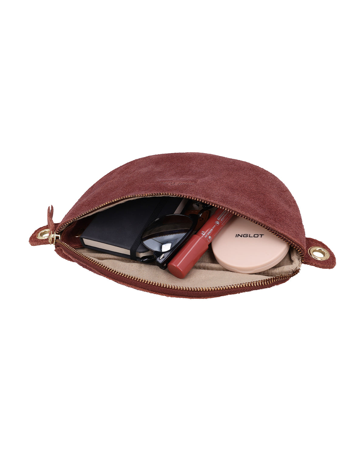gusti-leder-rosamonde-bauchtasche-damen-leder-braun-mit-airtag-fach image 2