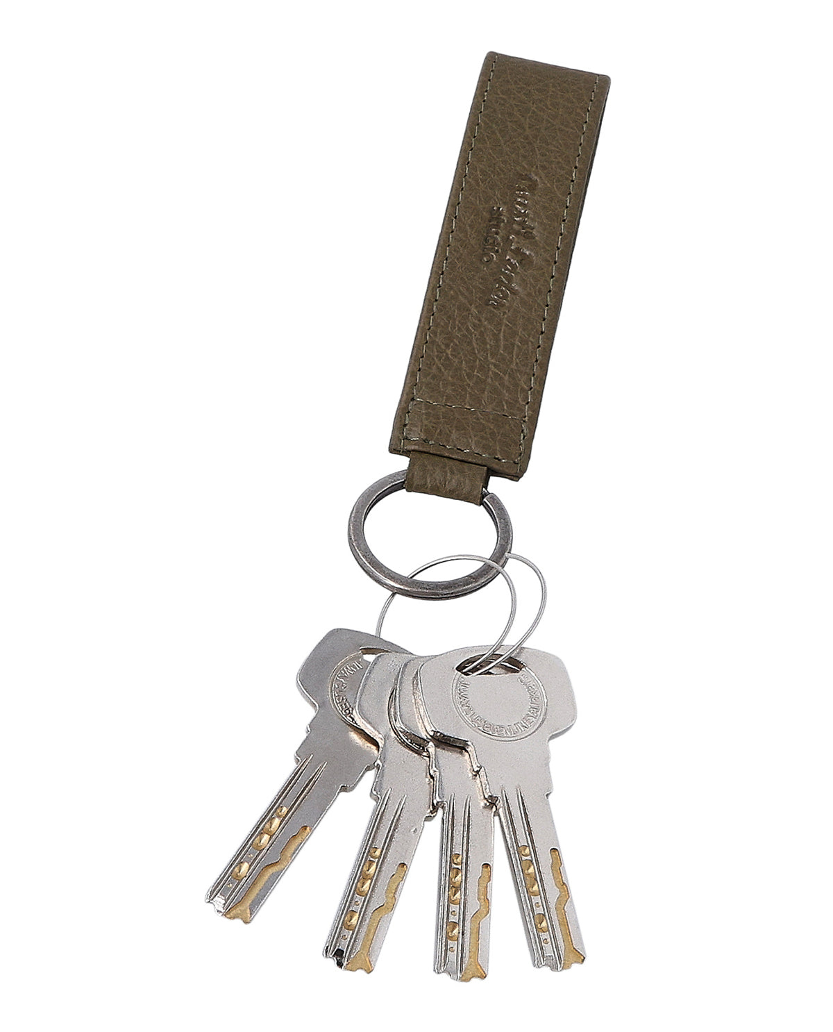 gusti-leder-miran-schl-sselanh-nger-leder-gr-n-mit-metallring image 3