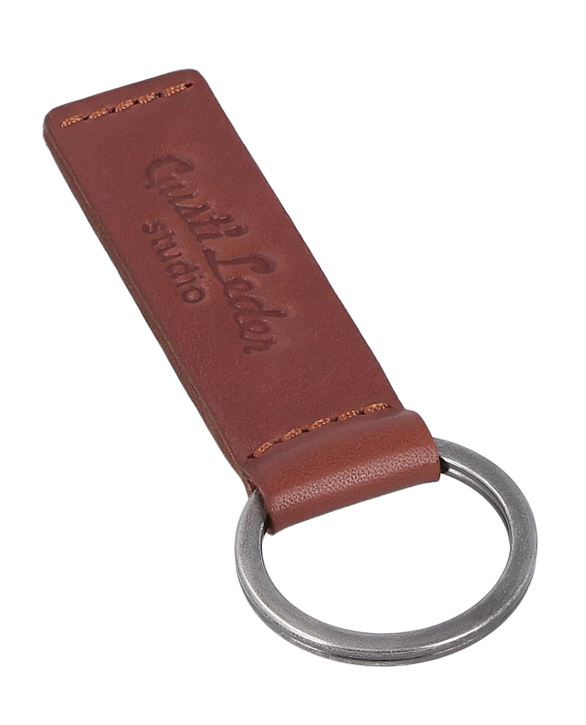 gusti-leder-noa-schl-sselanh-nger-aus-leder-mit-metallring-2 image 2