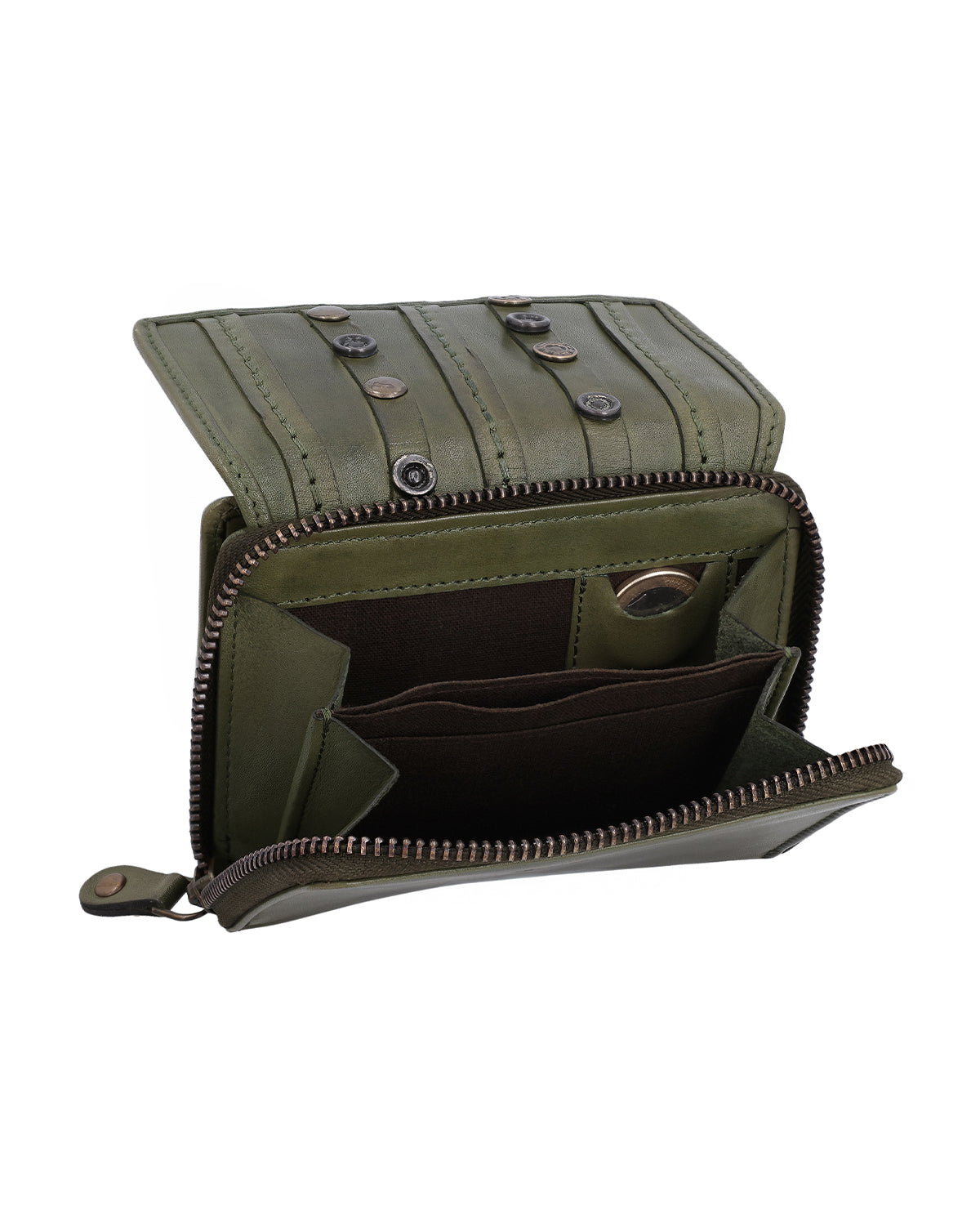 gusti-leder-lovise-damen-geldb-rse-gr-n-mit-rfid-schutz image 7