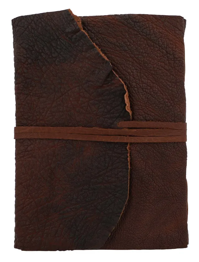 gusti-leder-violetta-lederbuch-din-a4-notizbuch-im-used-look image 1