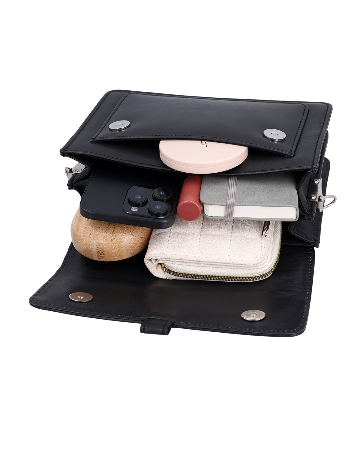 gusti-leder-bibi-umh-ngetasche-damen-schwarzes-leder-mit-airtag-fach image 3