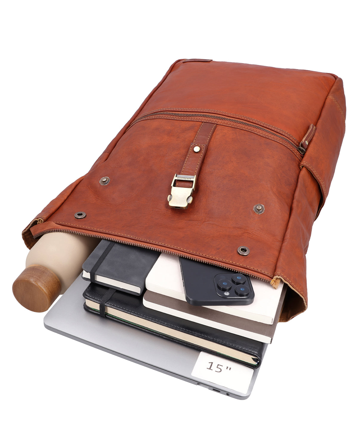 gusti-leder-odan-rucksack-laptop-rucksack-mit-rolltop image 7