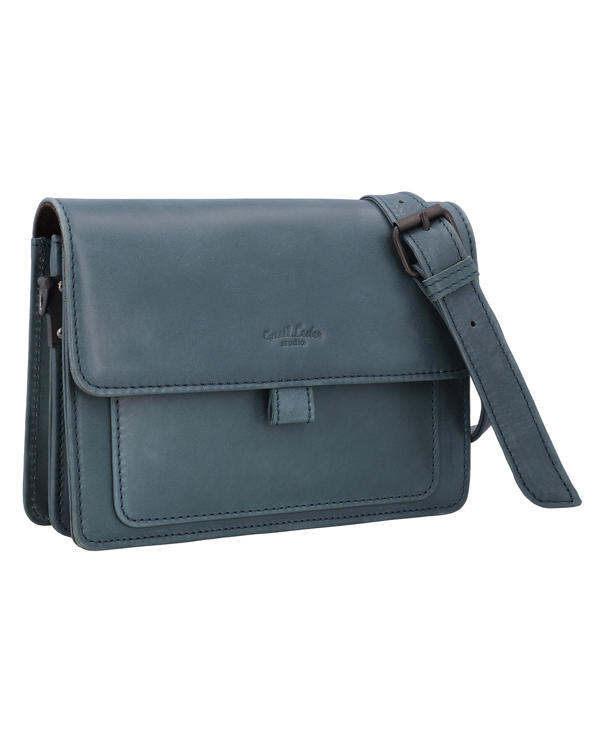 gusti-leder-bibi-umh-ngetasche-damen-blau-mit-airtag-fach image 2