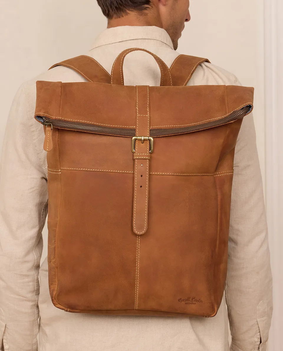 gusti-leder-henning-rucksack-leder-kompakter-urban-office-daypack image 1
