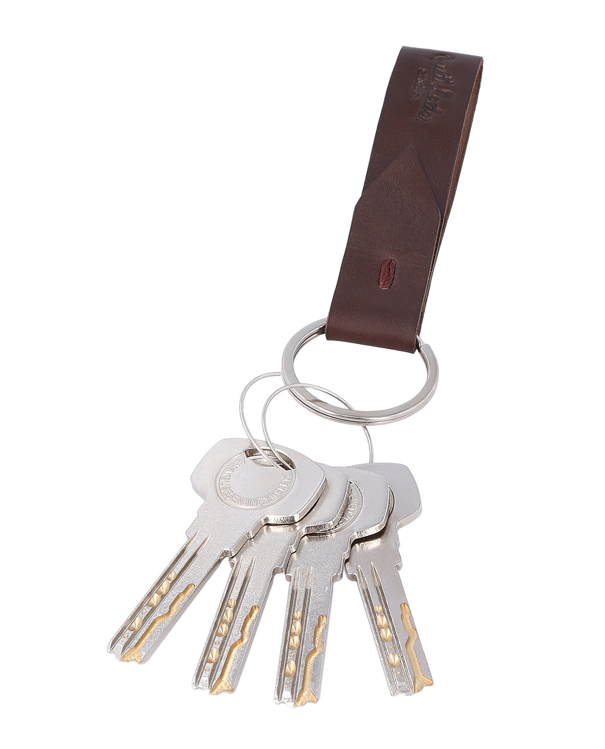 gusti-leder-yani-schl-sselanh-nger-leder-handgen-ht-mit-metallring image 3