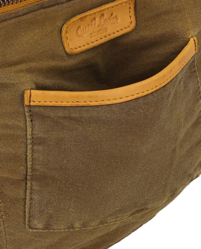 gusti-leder-cecilie-damen-handtasche-gelb-geflochten-mit-airtag-fach image 6