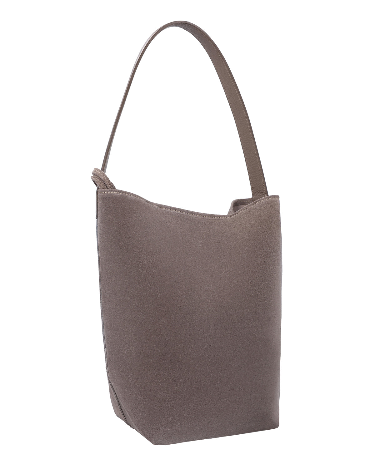 gusti-leder-lis-shopper-handtasche-damen-veloursleder-grau image 2