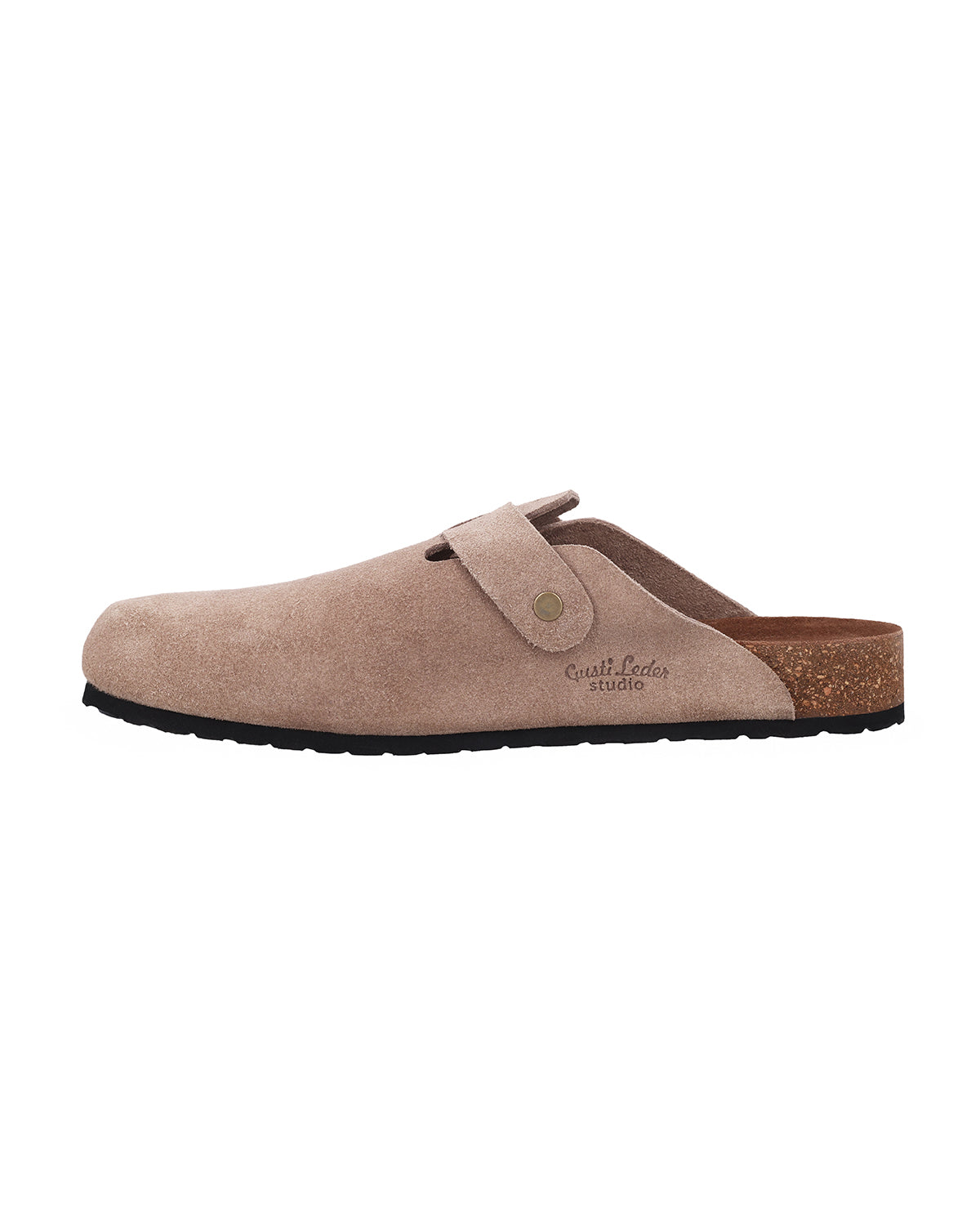 gusti-leder-eduard-clog-herren-braun-kuh-wildleder image 8