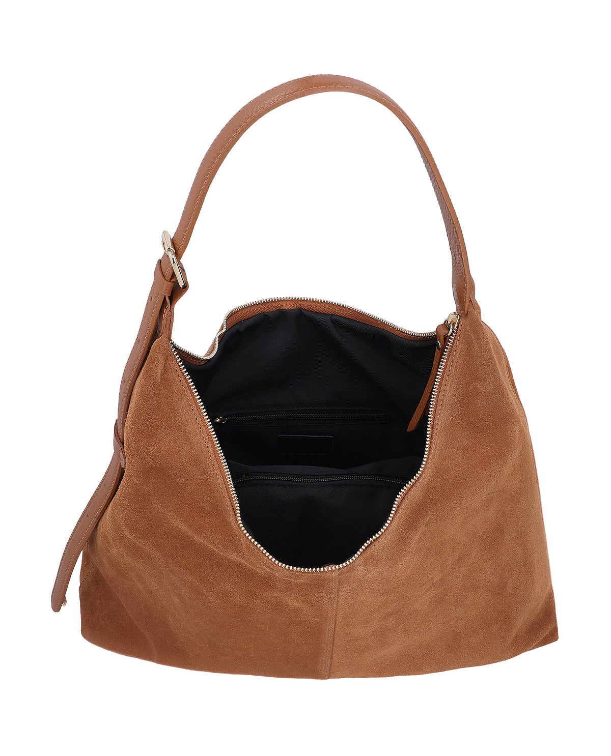 gusti-leder-fredrika-handtasche-damen-braun-strukturiert-made-in-italy image 4
