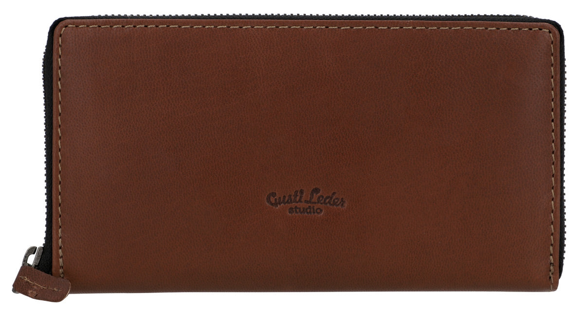 gusti-leder-cara-geldb-rse-mit-rei-verschluss-aus-rindsleder image 1