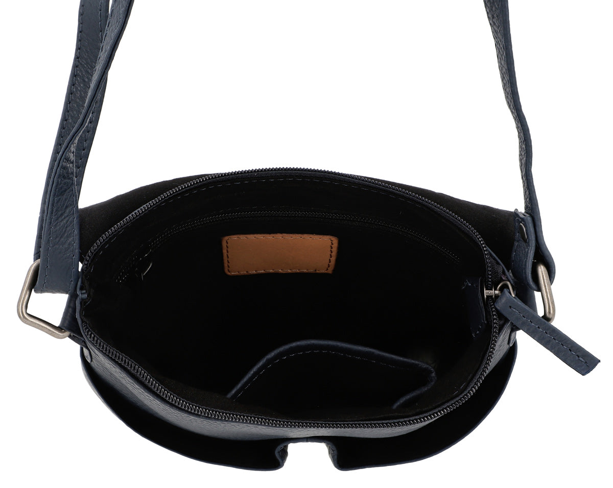 gusti-leder-deine-blaue-umh-ngetasche-blau-rechteckig-mit-vordertaschen image 5