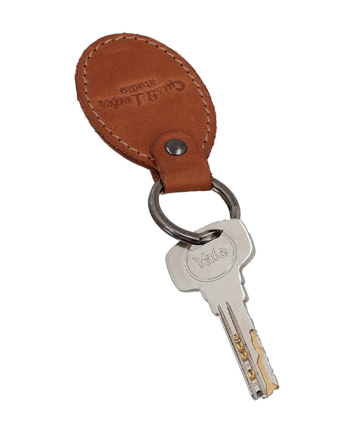 gusti-leder-lian-schl-sselanh-nger-aus-leder-oval image 3
