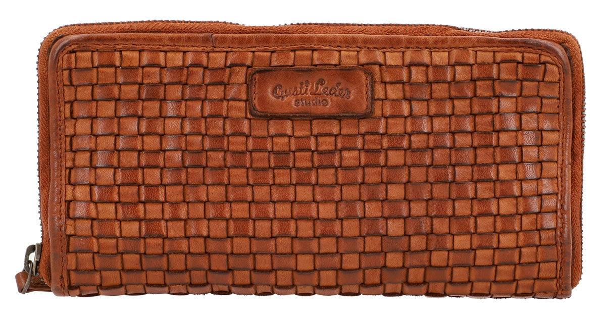 gusti-leder-outlet-geldb-rse-geflochten-damen-lederbrieftasche image 8