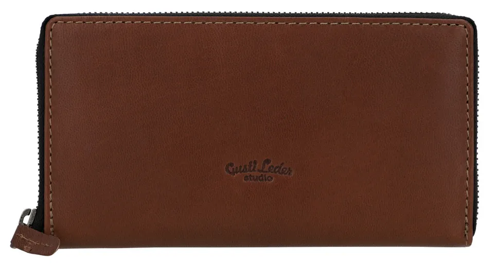 gusti-leder-cara-geldb-rse-mit-rei-verschluss-aus-rindsleder image 1