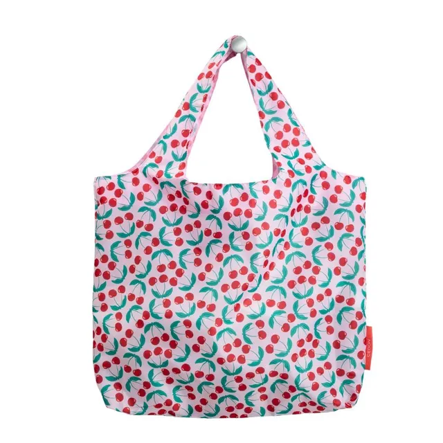 cedon-easy-bag-cherries-faltbarer-einkaufsbeutel-mit-t-schchen image 1