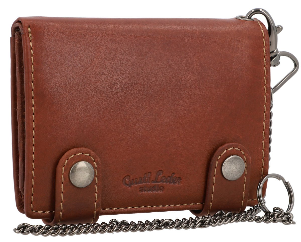 gusti-leder-ben-portemonnaie-outlet-leder-mit-kette-druckknopf image 2