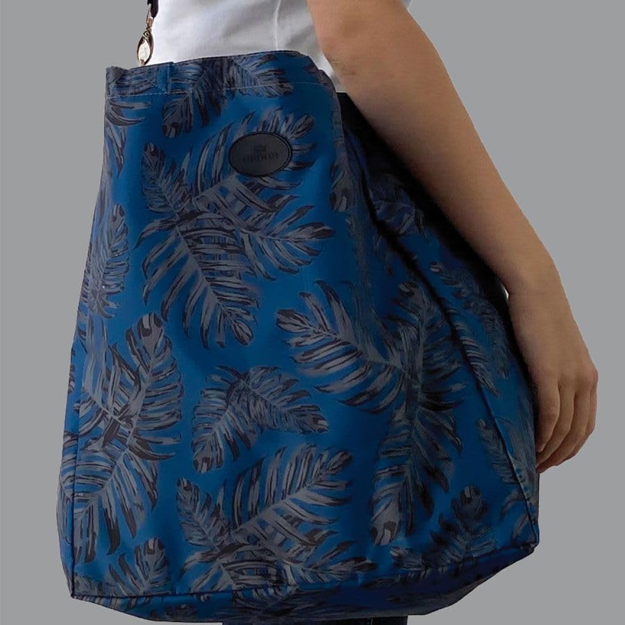cedon-easy-shopper-bag-philodendron-black-34x28x24-cm-bis-30-kg image 2