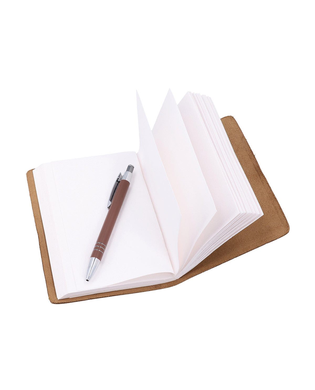 gusti-leder-mare-buch-mit-lederumschlag-dunkelbraun-blanko image 2
