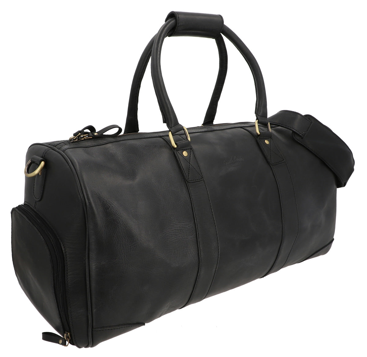 gusti-leder-reisetasche-outlet-schwarze-leder-reisetasche image 2