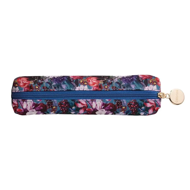 cedon-easy-pencil-case-blumenbouquet-petrol image 1